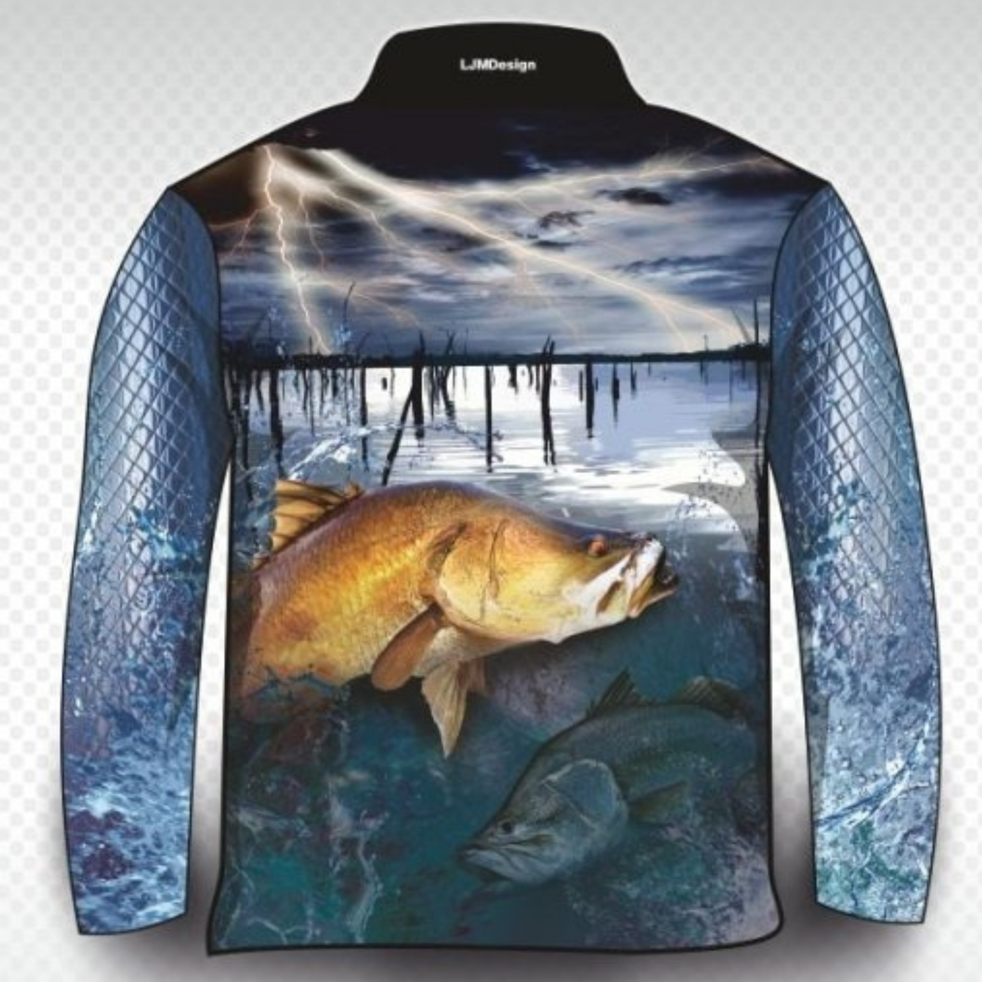 Fishing | Barramundi Tinaroo Barra Fishing Shirt Z and TEE barramundi blue boy boys BOYS DESIGNS FISH DESIGNS fishing LJM men MEN'S DESIGNS mens Preorder quick dry spo-default spo-disabled sun sun shirt sun shirts sunsafe uv