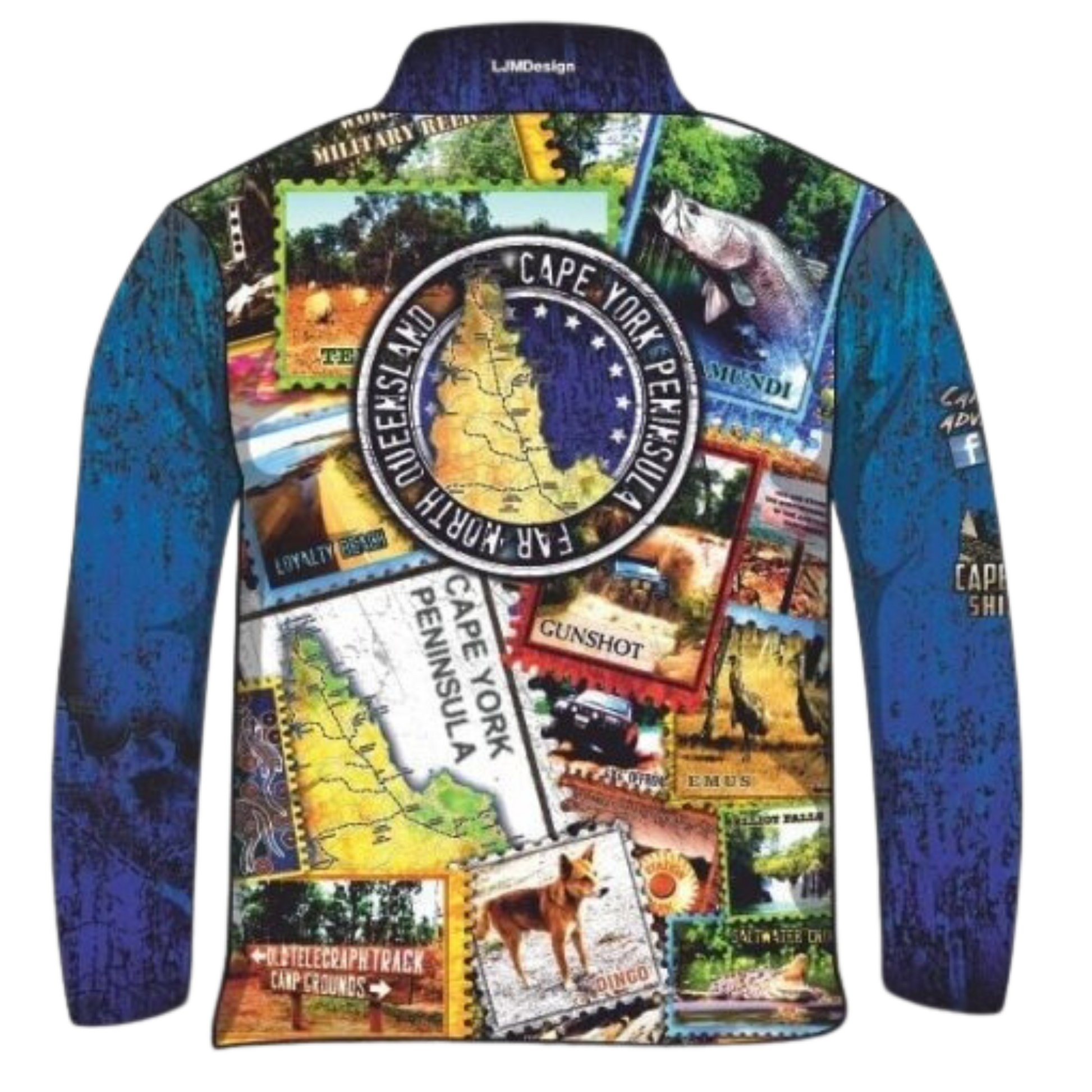 Cape York | Send it to Cape York Blue Shirt Long or Short Sleeve Z and TEE 4x4 blue boy boys camping cape cape york CAPE YORK DESIGNS fishing LJM men mens Preorder quick dry spo-default spo-disabled sun sun shirt sun shirts sunsafe tip travel uv