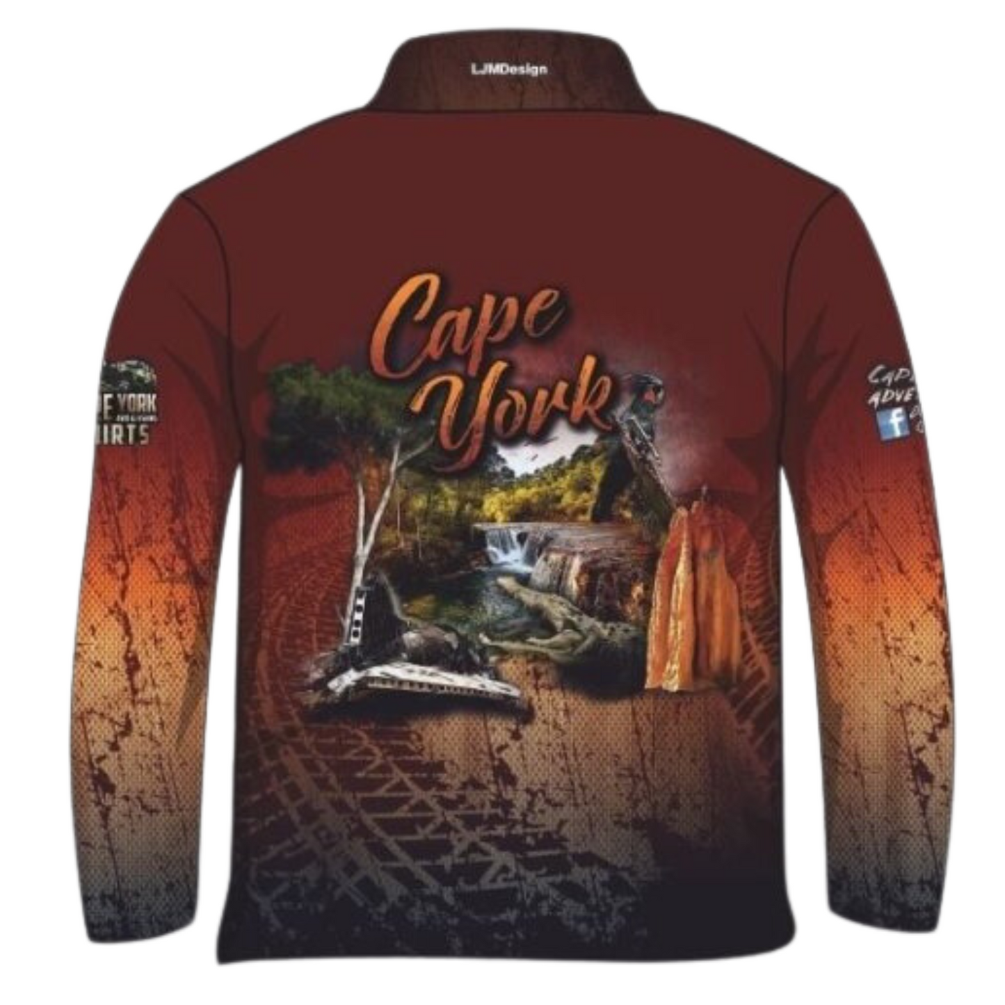 Cape York Discovery Orange Shirt Long or Short Sleeve Z and TEE 4x4 boy boys camping cape cape york CAPE YORK DESIGNS fishing LJM men mens Preorder quick dry spo-default spo-disabled sun sun shirt sun shirts sunsafe tip travel uv