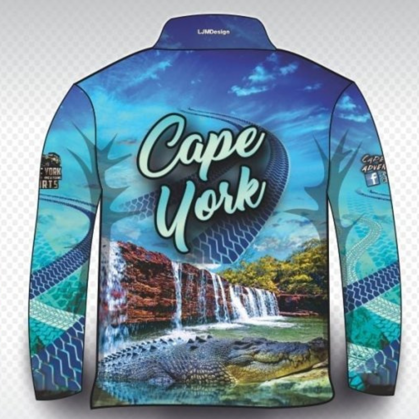 Cape York | Cape York Tour Blue Fishing Shirt Long or Short Sleeve Z and TEE 4x4 boy boys camping cape cape york CAPE YORK DESIGNS fishing girl girls LJM men mens Preorder quick dry spo-default spo-disabled sun sun shirt sun shirts sunsafe tip travel uv