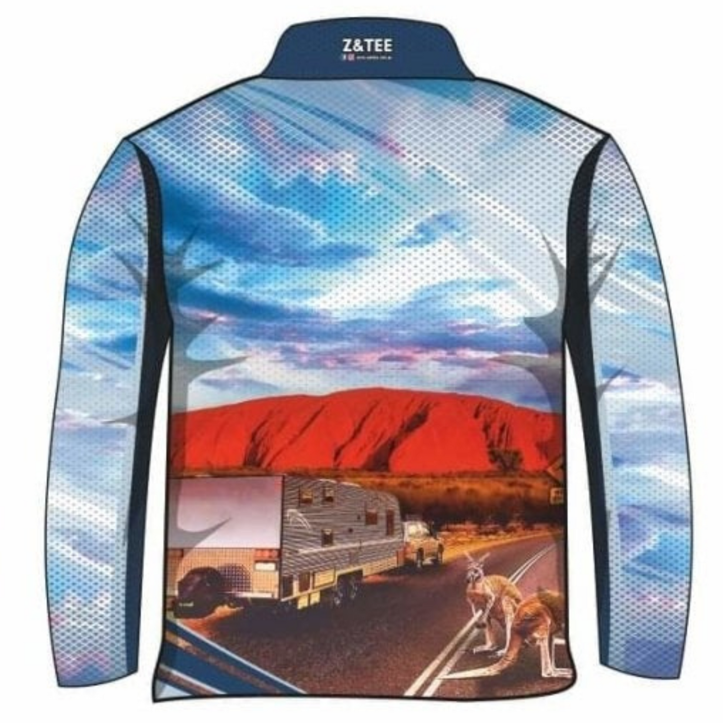 Caravanning Sun Smart Shirt Z and TEE Australia Australian BOYS DESIGNS camping CAMPING AND CARAVAN DESIGNS camping shirt fishing LJM men mens Preorder quick dry spo-default spo-disabled sun sun shirt sun shirts sunsafe uv