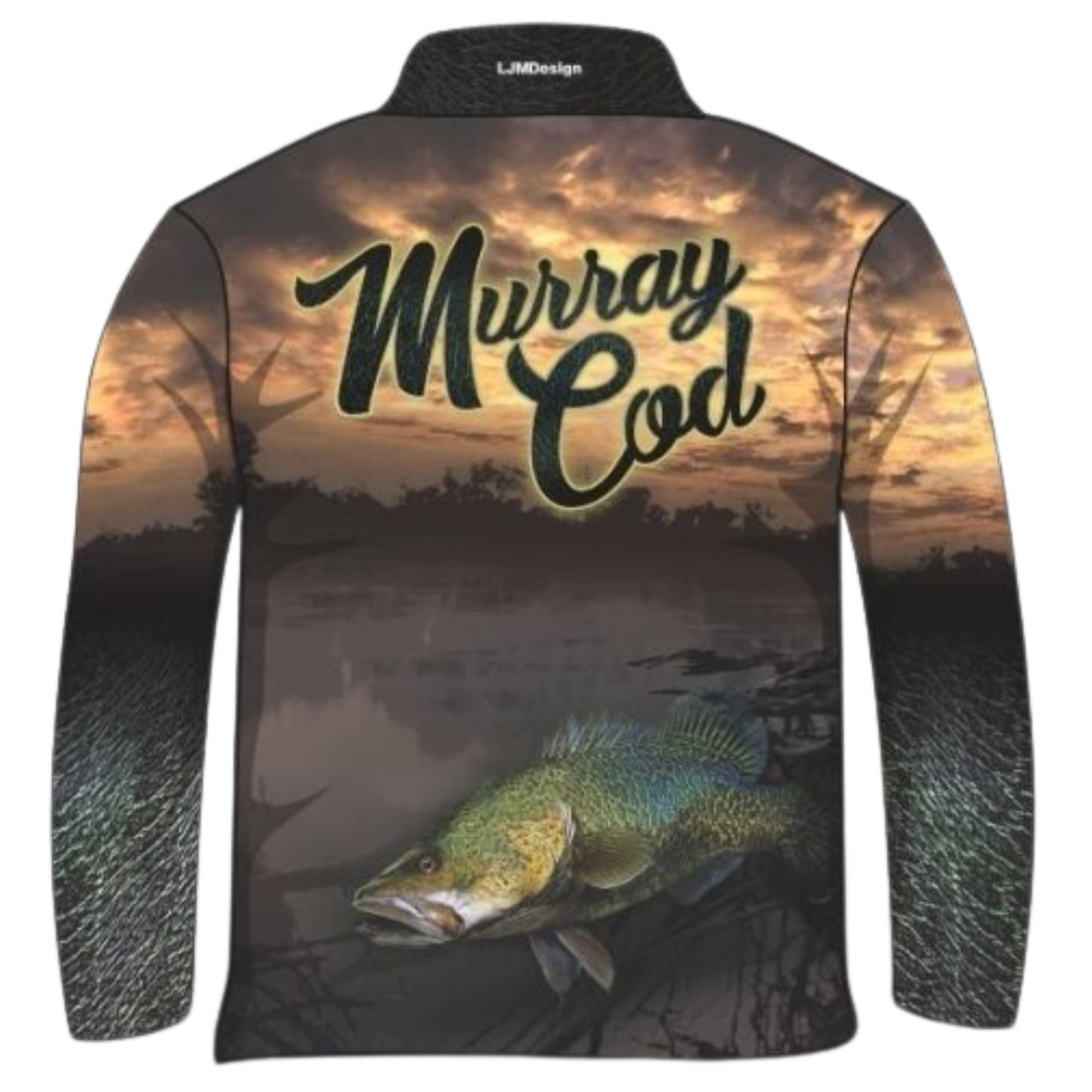 Fishing | Murray Cod Country Fishing Shirt Z and TEE BOYS DESIGNS brown camping FISH FISH DESIGNS fishing FISHING SHIRT fishing shirts LJM men mens Preorder quick dry spo-default spo-disabled sun sun shirt sun shirts sunsafe uv