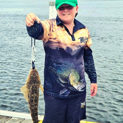 Fishing | Murray Cod Country Fishing Shirt Z and TEE BOYS DESIGNS brown camping FISH FISH DESIGNS fishing FISHING SHIRT fishing shirts LJM men mens Preorder quick dry spo-default spo-disabled sun sun shirt sun shirts sunsafe uv