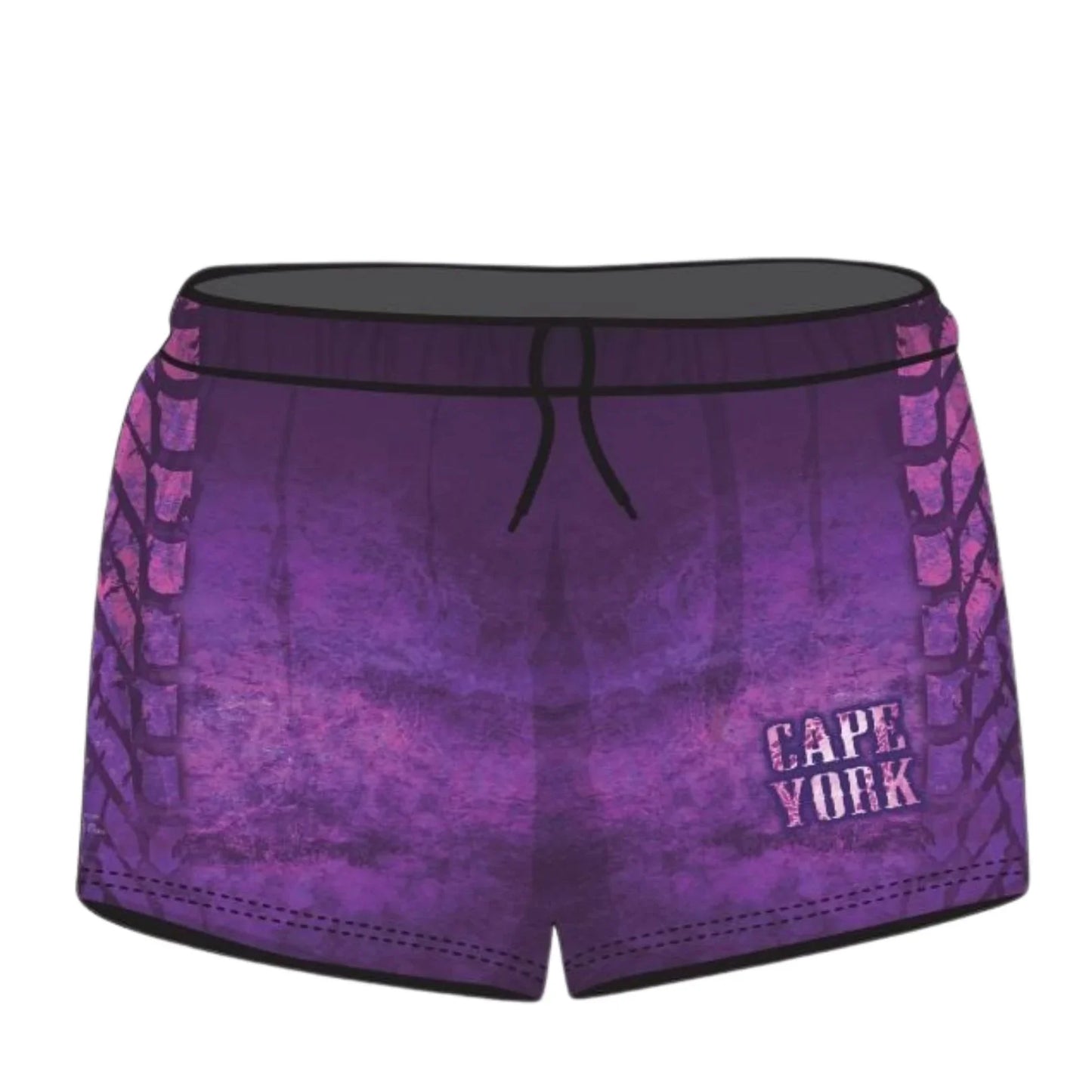 Rugby Shorts | Cape York Purple Shorts LJM Designs camping cape york CAPE YORK DESIGNS FISHING in stock LJM quick dry spo-default spo-disabled sun sun shirt sun shirts sunsafe SWIMMING uv Women WOMEN'S DESIGNS Women's Fishing womens z&tee