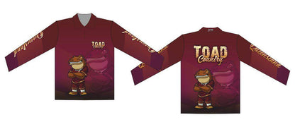 QLD Maroons Toad Country Fishing Shirt v2  Pre-Order  Z and TEE camping fishing football footy LJM maroons men mens origin Preorder qld queenslander quick dry rugby spo-default spo-disabled state of origin sun sun shirt sun shirts sunsafe uv