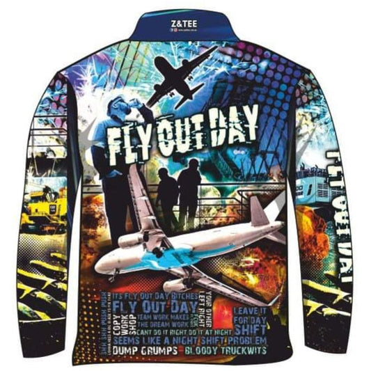 Men's | Fly Out Day Shirt Z and TEE camping fishing LJM men mens MENS DESIGNS Preorder quick dry spo-default spo-disabled sun sun shirt sun shirts sunsafe uv