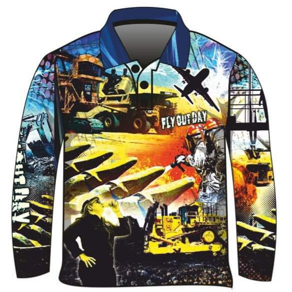 Men's | Fly Out Day Shirt Z and TEE camping fishing LJM men mens MENS DESIGNS Preorder quick dry spo-default spo-disabled sun sun shirt sun shirts sunsafe uv