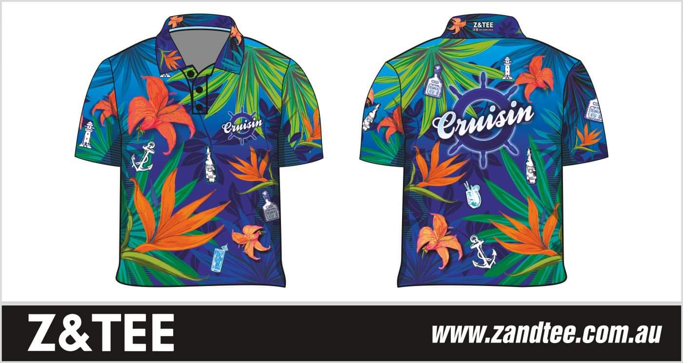 Cruise | Cruisin Marine Yellow Cruise Shirt Long or Short Sleeve Z and TEE Australia Australia Day Australian Australiana camping cruise dup-review-publication fishing LJM men mens Preorder quick dry spo-default spo-disabled sun sun shirt sun shirts sunsafe tropical TROPICAL DESIGNS uv