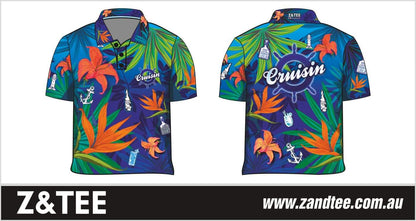 Cruise | Cruisin Marine Yellow Cruise Shirt Long or Short Sleeve Z and TEE Australia Australia Day Australian Australiana camping cruise dup-review-publication fishing LJM men mens Preorder quick dry spo-default spo-disabled sun sun shirt sun shirts sunsafe tropical TROPICAL DESIGNS uv