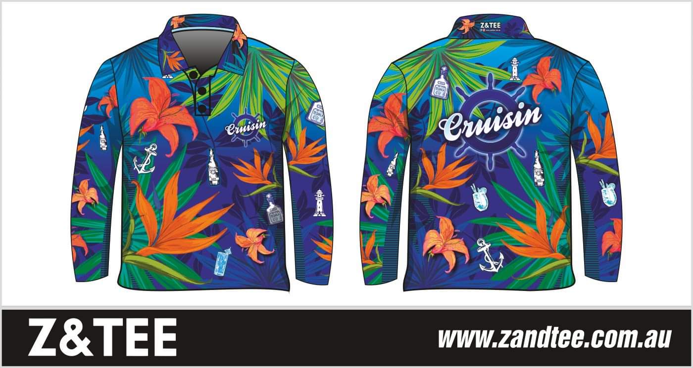 Cruise | Cruisin Marine Yellow Cruise Shirt Long or Short Sleeve Z and TEE Australia Australia Day Australian Australiana camping cruise dup-review-publication fishing LJM men mens Preorder quick dry spo-default spo-disabled sun sun shirt sun shirts sunsafe tropical TROPICAL DESIGNS uv