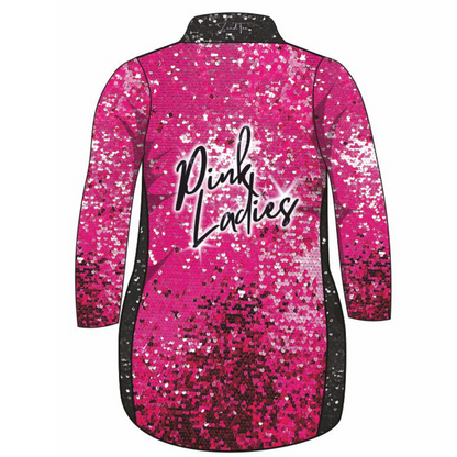 Pink Ladies Lifestyle Dress Long or Short Sleeve Z and TEE cruise Cruising girls PATTERN AND PLAIN DESIGNS tropical TROPICAL DESIGNS WOMEN'S DESIGNS womens