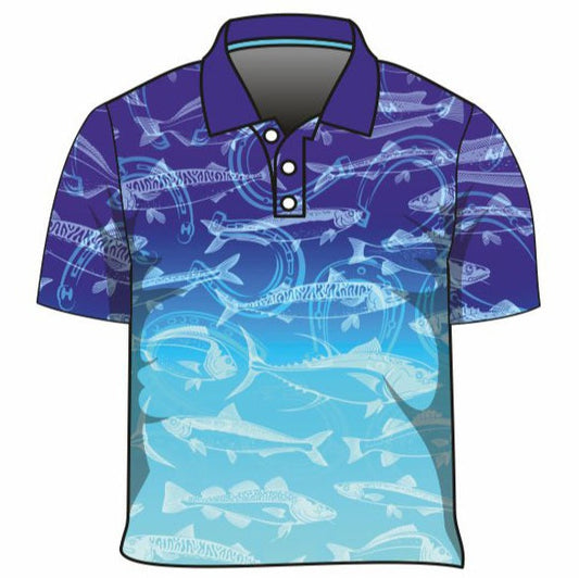 Fishing | Lucky Pattern Blue Fishing Shirt Long or Short Sleeve Z and TEE boy boys BOYS DESIGNS camping FISH FISH DESIGNS FISHING fishing shirt fishing shirts HER ALL KIDS KIDS ALL kids design KIDS DESIGNS Kids UV rated shirt LJM men MEN'S DESIGNS mens MENS DESIGNS PATTERN AND PLAIN DESIGNS Preorder quick dry spo-default spo-disabled sun sun safe sun shirt sun shirts SUN SMART sunsafe sunsmart swim shirt uv z&tee