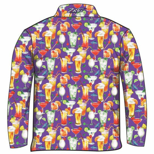 Tropical | Cocktail Fruit Tingle Shirt Long or Short Sleeve Z and TEE Aussie Australia Australia Day Australian Australiana camping cruise Cruising fishing shirt girls KIDS KIDS ALL kids design KIDS DESIGNS Kids UV rated shirt koala LJM Preorder quick dry spo-default spo-disabled sun sun shirt sun shirts sunsafe swim shirt tropical TROPICAL DESIGNS uv