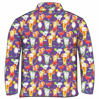 Tropical | Cocktail Fruit Tingle Shirt Long or Short Sleeve Z and TEE Aussie Australia Australia Day Australian Australiana camping cruise Cruising fishing shirt girls KIDS KIDS ALL kids design KIDS DESIGNS Kids UV rated shirt koala LJM Preorder quick dry spo-default spo-disabled sun sun shirt sun shirts sunsafe swim shirt tropical TROPICAL DESIGNS uv