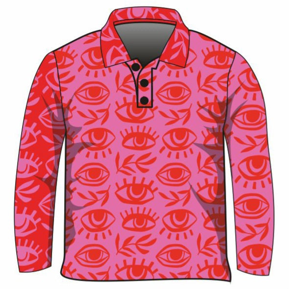 Vacay | Santorini Shirt Long or Short Sleeve Z and TEE Aussie Australia Australia Day Australian Australiana camping fishing shirt girls KIDS KIDS ALL kids design KIDS DESIGNS Kids UV rated shirt koala LJM PATTERN AND PLAIN DESIGNS Preorder quick dry spo-default spo-disabled sun sun shirt sun shirts sunsafe swim shirt uv