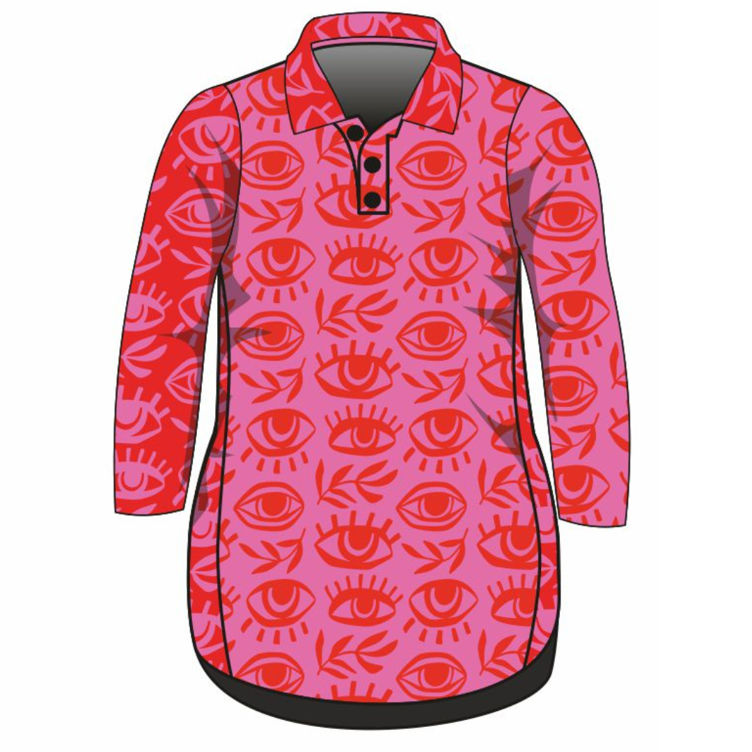 Vacay | Santorini Lifestyle Dress Long or Short Sleeve Z and TEE cruise Cruising girls PATTERN AND PLAIN DESIGNS tropical TROPICAL DESIGNS WOMEN'S DESIGNS womens