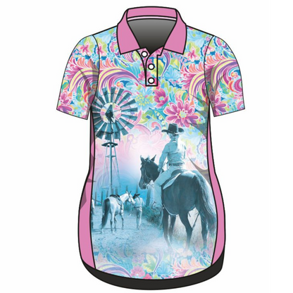 Western | Cowgirl Paisley Lifestyle Dress Long or Short Sleeve Z and TEE competition FISH FISHING fishing dress MATCHING matching dress PATTERN AND PLAIN DESIGNS PERSONALISED POCKETS Preorder reef reef fish