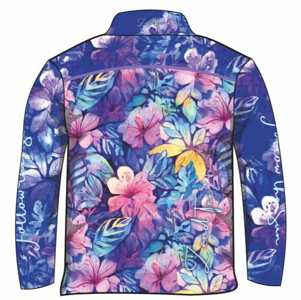 Tropical | Atlantis Breeze Paradise Sun Shirt Z and TEE country country music COUNTRY WESTERN DESIGNS cowgirl GIRL GIRL'S DESIGNS Girl's Fishing Girls HER ALL LJM Preorder quick dry spo-default spo-disabled sun sun safe sun shirt sun shirts SUN SMART sunsafe sunsmart uv western Women women's WOMEN'S DESIGNS work z&tee