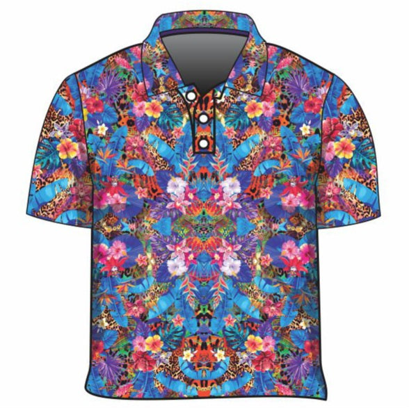 Tropical | Fantasia Shirt Long or Short Sleeve Z and TEE Aussie Australia Australia Day Australian Australiana camping cruise Cruising fishing shirt girls KIDS KIDS ALL kids design KIDS DESIGNS Kids UV rated shirt koala LJM Preorder quick dry spo-default spo-disabled sun sun shirt sun shirts sunsafe swim shirt tropical TROPICAL DESIGNS uv