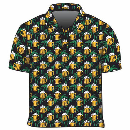 Tropical | Beer Hawaiian Shirt Long or Short Sleeve Z and TEE Aussie Australia Australia Day Australian Australiana camping cruise Cruising fishing shirt girls KIDS KIDS ALL kids design KIDS DESIGNS Kids UV rated shirt koala LJM PATTERN AND PLAIN DESIGNS Preorder quick dry spo-default spo-disabled sun sun shirt sun shirts sunsafe swim shirt tropical TROPICAL DESIGNS uv