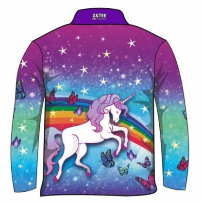 Kids | Unicorn Sun Shirt Z and TEE camping fishing GIRLS DESIGNS LJM men mens Preorder quick dry spo-default spo-disabled sun sun shirt sun shirts sunsafe uv