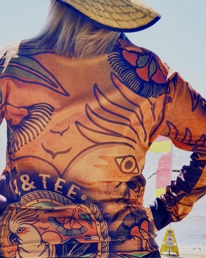 Australian | Vintage Cockatoo Shirt Long or Short Sleeve Z and TEE Australia Australia Day Australian australian bird australian birds Australiana camping COUNTRY WESTERN DESIGNS fishing LJM Preorder quick dry spo-default spo-disabled sun sun shirt sun shirts sunsafe uv Women Women's Fishing Women's Fishing Shirt womens