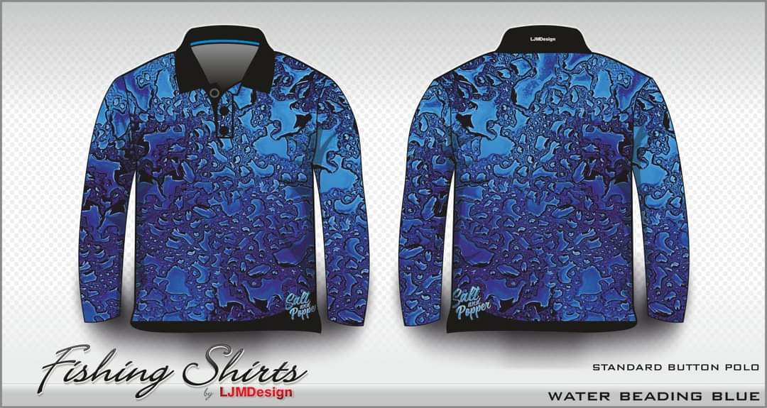 Pattern | Water Beading Blue Shirt Long or Short Sleeve Z and TEE BOYS DESIGNS camping fishing LJM men MEN'S DESIGNS mens PATTERN AND PLAIN DESIGNS plain plain colour Preorder quick dry spo-default spo-disabled sun sun shirt sun shirts sunsafe uv