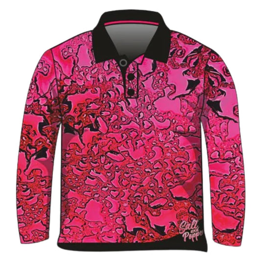 Water Beading Pink Shirt Long or Short Sleeve Z and TEE camping fishing LJM men mens PATTERN AND PLAIN DESIGNS plain plain colour Preorder quick dry spo-default spo-disabled sun sun shirt sun shirts sunsafe uv