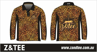 Leopard | Wild Side Alive Leopard Shirt Long or Short Sleeve Z and TEE animal print animals camping fishing ladies Ladies Fishing Ladies Fishing Shirt Lady leopard leopard print LJM Preorder quick dry spo-default spo-disabled sun sun shirt sun shirts sunsafe uv Women WOMEN'S DESIGNS Women's Fishing Women's Fishing Shirt womens
