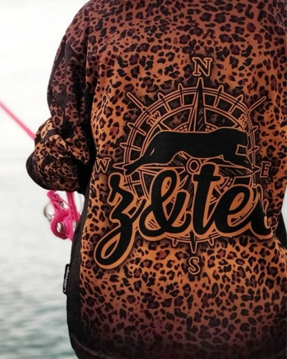 Leopard Print | Wild Side Leopard Print Sun Shirt Z and TEE camping fishing leopard leopard print LJM men mens Preorder quick dry spo-default spo-disabled sun sun shirt sun shirts sunsafe uv WOMEN'S DESIGNS