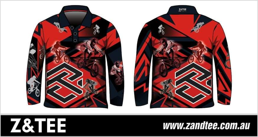Extreme | BMX Red Fishing Shirt Z and TEE boy boys BOYS DESIGNS camping fishing LJM men mens Preorder quick dry spo-default spo-disabled sun sun shirt sun shirts sunsafe uv xtreme